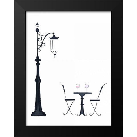 Late Lunch Black Modern Wood Framed Art Print by Zyburt, Alicia