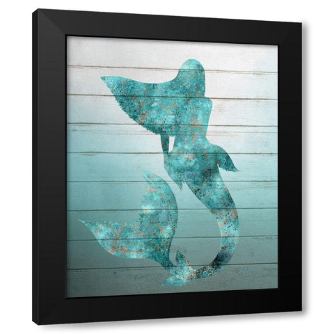 From the Sea 1 Black Modern Wood Framed Art Print by Bailey, Ann