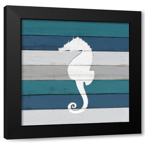 Planked 2 Black Modern Wood Framed Art Print with Double Matting by Bailey, Ann
