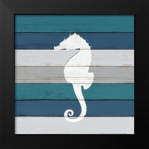 Planked 2 Black Modern Wood Framed Art Print by Bailey, Ann