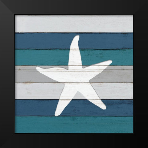 Planked 3 Black Modern Wood Framed Art Print by Bailey, Ann