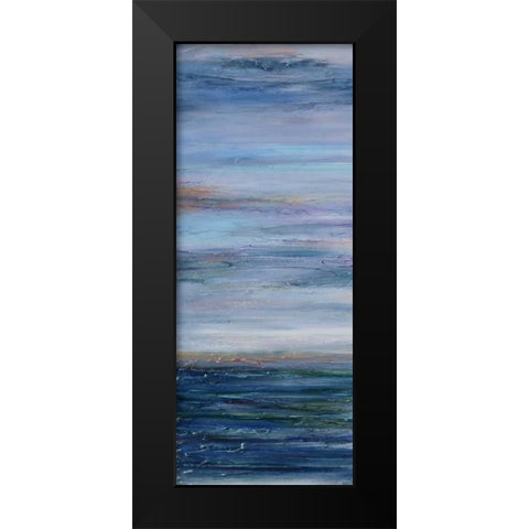 Looking Glass 1 Black Modern Wood Framed Art Print by Bilotta, Barbara