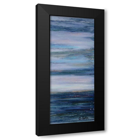 Looking Glass 3 Black Modern Wood Framed Art Print with Double Matting by Bilotta, Barbara