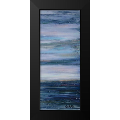 Looking Glass 3 Black Modern Wood Framed Art Print by Bilotta, Barbara