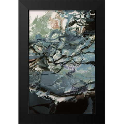Lunar Pool Black Modern Wood Framed Art Print by Bilotta, Barbara