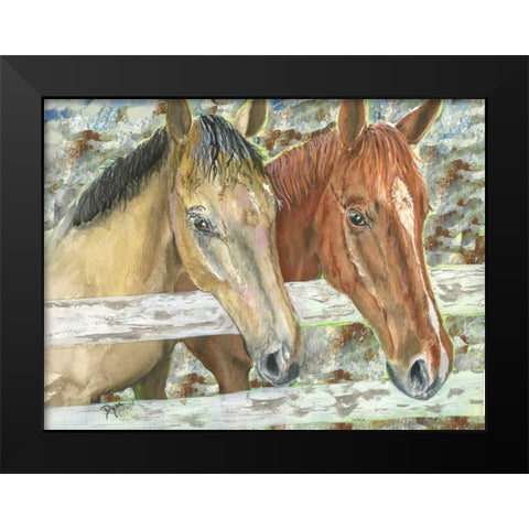 Phoenix and Sadona 600 Black Modern Wood Framed Art Print by Dyer, Beverly