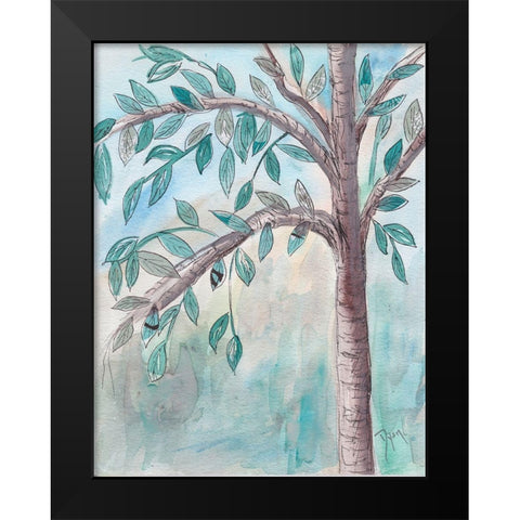Shade Tree 1 Black Modern Wood Framed Art Print by Dyer, Beverly