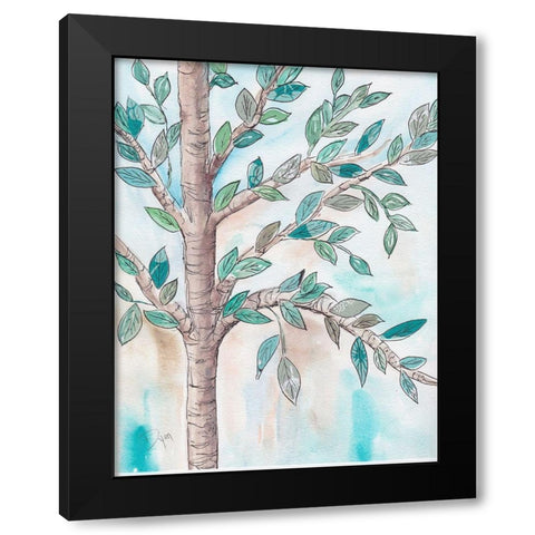 Shade Tree II Black Modern Wood Framed Art Print by Dyer, Beverly