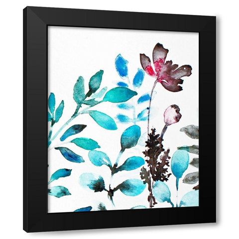 Sublime Simplicity 1 Black Modern Wood Framed Art Print by Boho Hue Studio