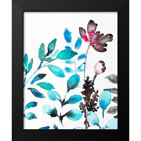 Sublime Simplicity 1 Black Modern Wood Framed Art Print by Boho Hue Studio