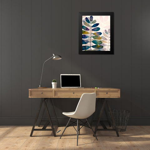 Natures Gift 1 Black Modern Wood Framed Art Print by Boho Hue Studio