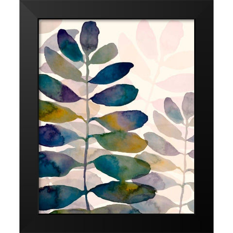 Natures Gift 1 Black Modern Wood Framed Art Print by Boho Hue Studio