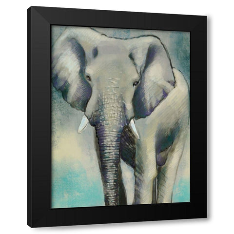Wild Strong 1 Black Modern Wood Framed Art Print with Double Matting by Boho Hue Studio
