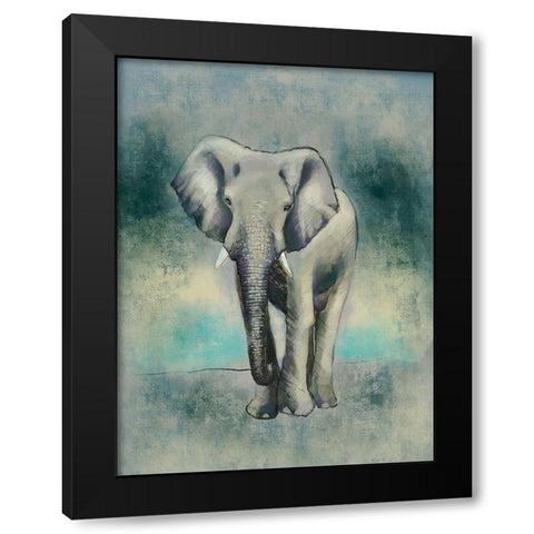 Wild Strong 2 Black Modern Wood Framed Art Print with Double Matting by Boho Hue Studio