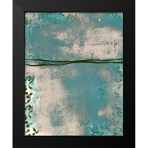 Samba 1 Black Modern Wood Framed Art Print by Boho Hue Studio