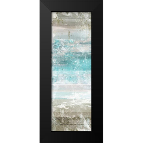 Aqua Space 3 Black Modern Wood Framed Art Print by Alvarez, Cynthia