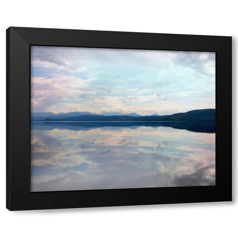 Pink Memory Black Modern Wood Framed Art Print with Double Matting by Alvarez, Cynthia