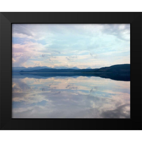 Pink Memory Black Modern Wood Framed Art Print by Alvarez, Cynthia