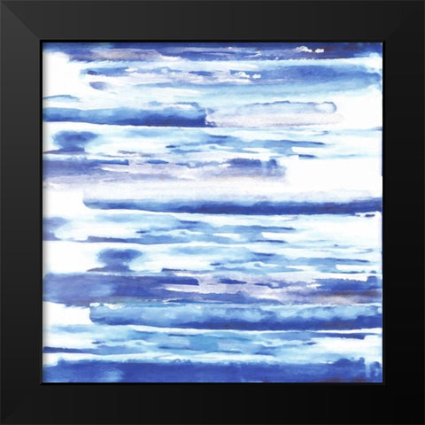 Blue Haze 2 Black Modern Wood Framed Art Print by Alvarez, Cynthia