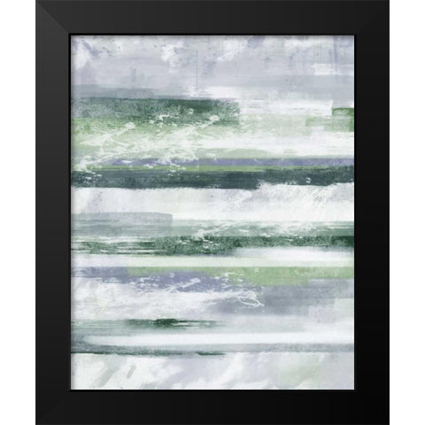 Linear 1 Black Modern Wood Framed Art Print by Alvarez, Cynthia