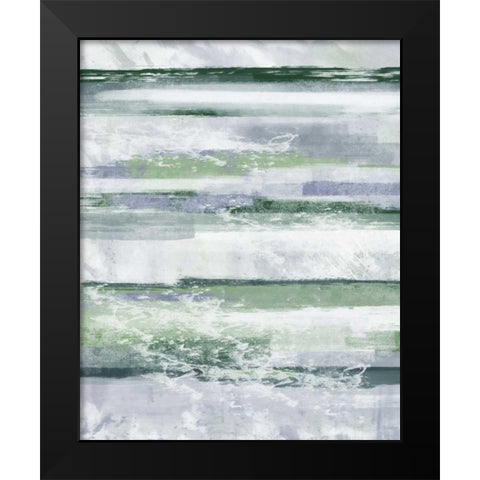 Linear 2 Black Modern Wood Framed Art Print by Alvarez, Cynthia