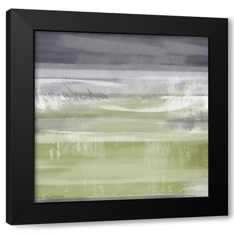 Golden Moonlight 2 Black Modern Wood Framed Art Print by Alvarez, Cynthia