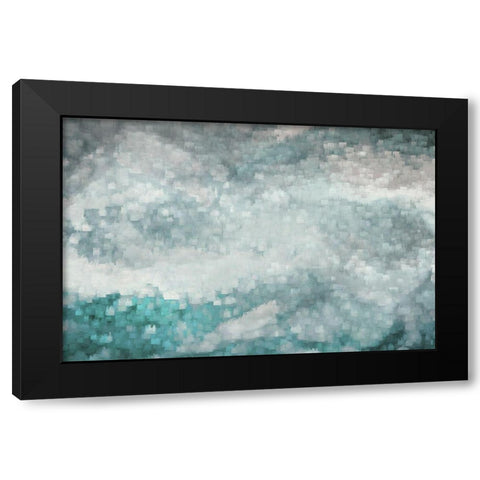 Sea Surface Black Modern Wood Framed Art Print with Double Matting by Brown, Denise
