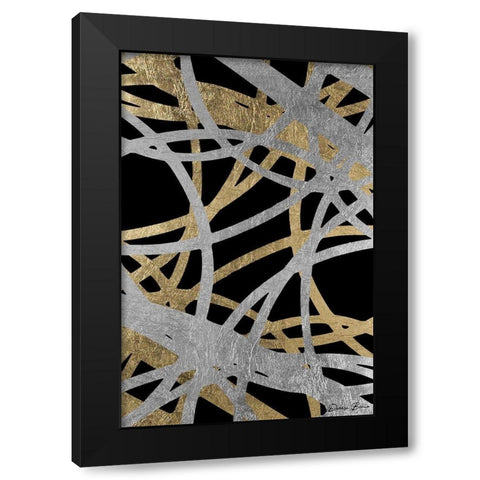 Traditional Radius 2 Black Modern Wood Framed Art Print by Brown, Denise