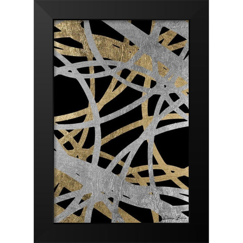 Traditional Radius 2 Black Modern Wood Framed Art Print by Brown, Denise