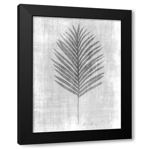 Tone on Tone Palm 2 Black Modern Wood Framed Art Print by Brown, Denise