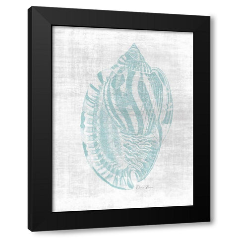 Beautiful Shells 1 Black Modern Wood Framed Art Print with Double Matting by Brown, Denise