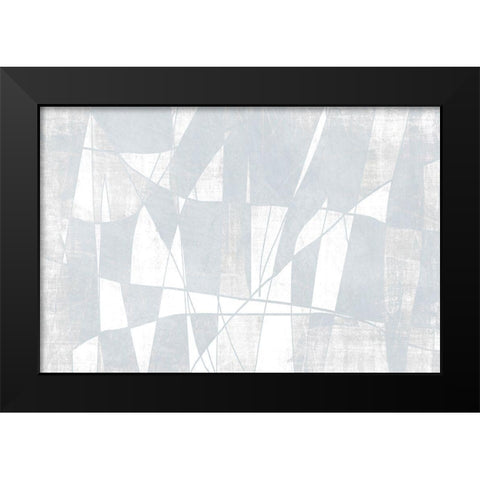 Mayhem Black Modern Wood Framed Art Print by Brown, Denise