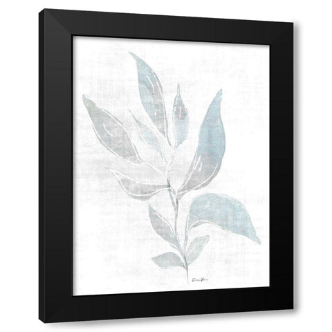 Watercolor Study 1 Black Modern Wood Framed Art Print with Double Matting by Brown, Denise