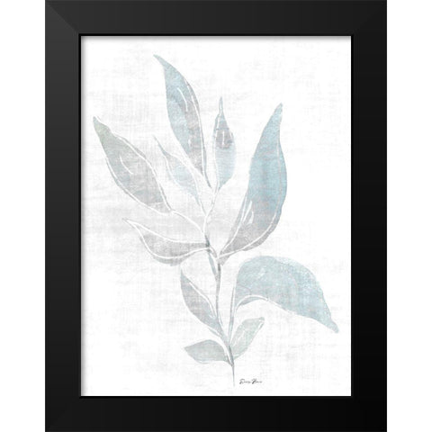 Watercolor Study 1 Black Modern Wood Framed Art Print by Brown, Denise