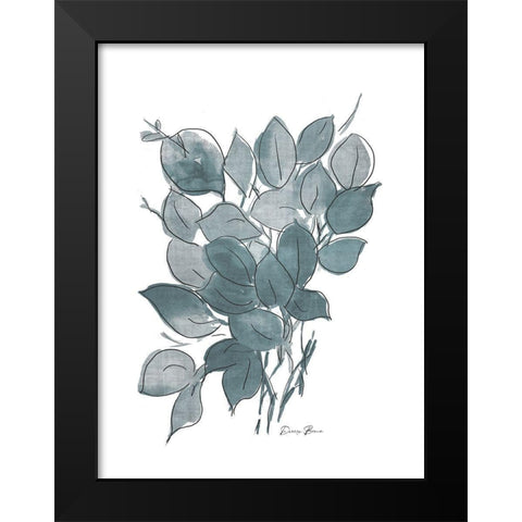Outlined Stem 1 Black Modern Wood Framed Art Print by Brown, Denise