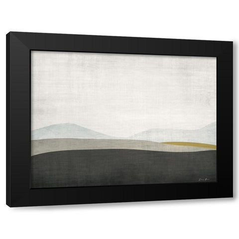 Minimalist Landscape Black Modern Wood Framed Art Print by Brown, Denise