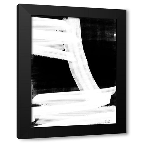 Broken 2 Black Modern Wood Framed Art Print by Brown, Denise