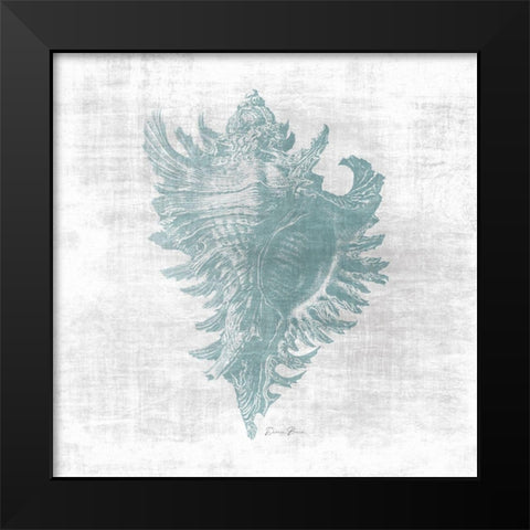 Sea Life 1 v2 Black Modern Wood Framed Art Print by Brown, Denise