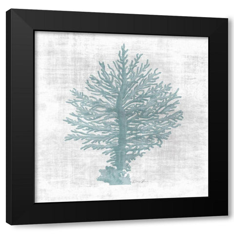 Sea Life 2 v2 Black Modern Wood Framed Art Print with Double Matting by Brown, Denise