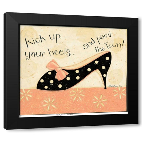 Kick Shells Black Modern Wood Framed Art Print by DiPaolo, Dan