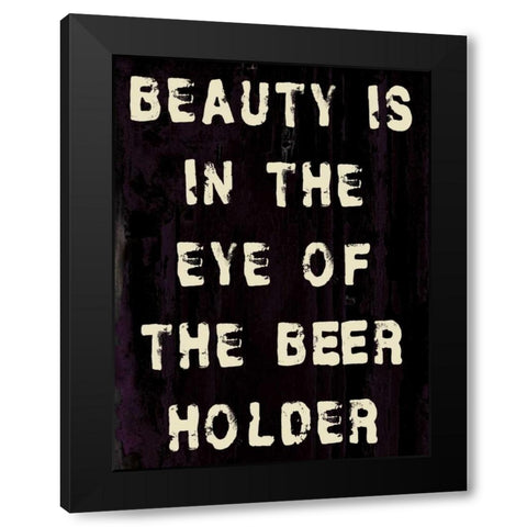 Beauty Black Modern Wood Framed Art Print by Stimson, Diane