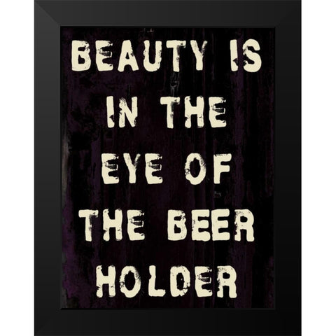 Beauty Black Modern Wood Framed Art Print by Stimson, Diane