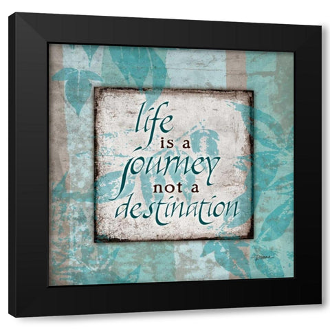 Spa Journey Black Modern Wood Framed Art Print with Double Matting by Stimson, Diane