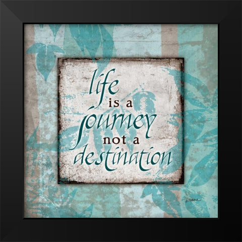 Spa Journey Black Modern Wood Framed Art Print by Stimson, Diane