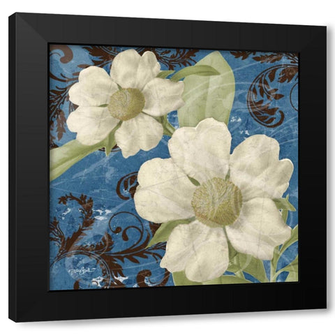 Royal Dillenia Black Modern Wood Framed Art Print by Stimson, Diane