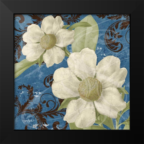 Royal Dillenia Black Modern Wood Framed Art Print by Stimson, Diane