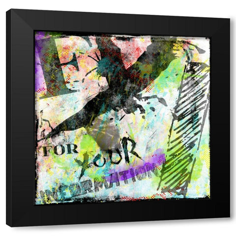 FYI Black Modern Wood Framed Art Print with Double Matting by Rodriquez Jr, Enrique
