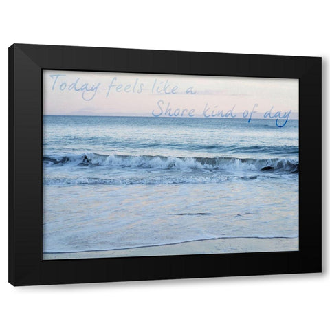 Shore Feelings 1 Black Modern Wood Framed Art Print by Urquhart, Elizabeth