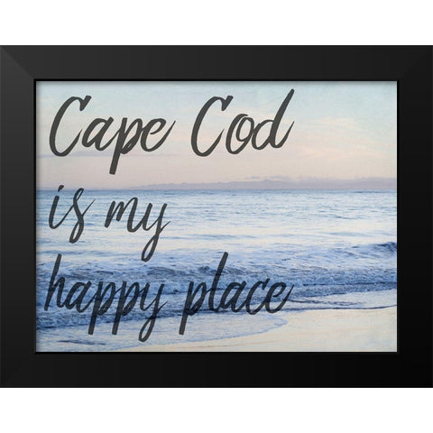 Cape Happiness Black Modern Wood Framed Art Print by Urquhart, Elizabeth