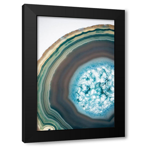 Geode Close Up 1 Black Modern Wood Framed Art Print with Double Matting by Urquhart, Elizabeth